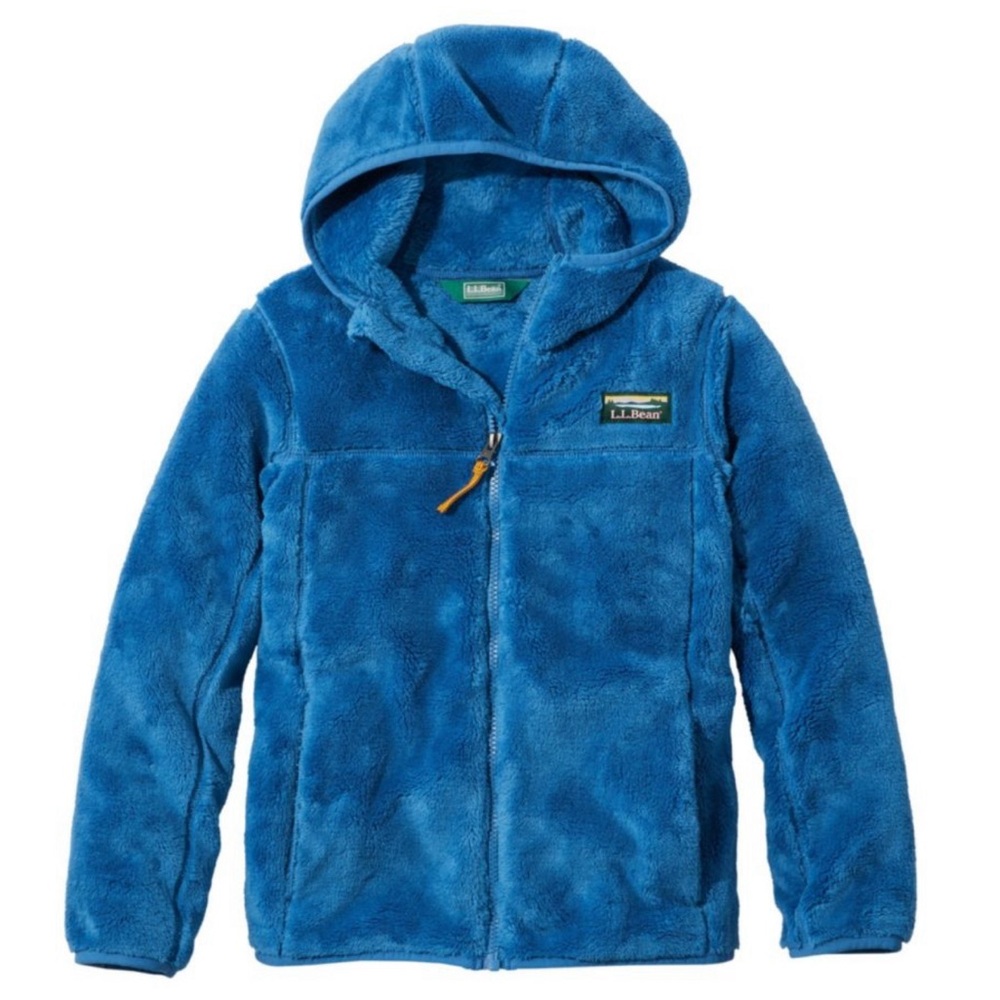 Blue LL Bean Fleece Sweater for BOYS, Size 14-16 in Excellent Used Condition.